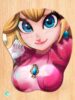 Princess Peach Mousepad 3D Mitgard-Knight