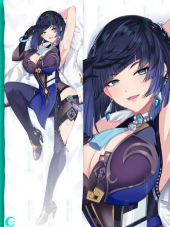 Alternative view of Yelan Body pillow case