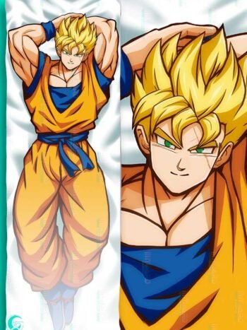 Alternative view of Gohan v2 Body pillow case