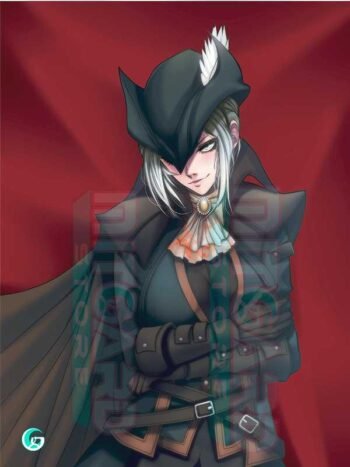 Lady Maria Body pillow case BLOODBORNE Mitgard-Knight
