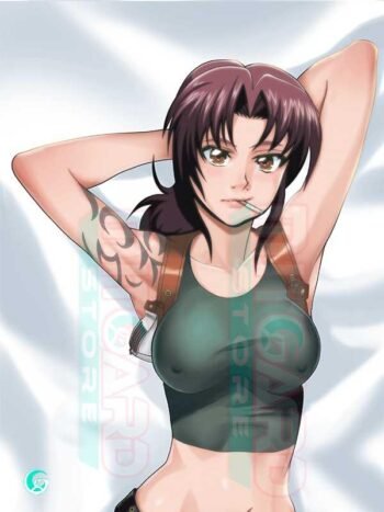 Rebecca Lee / Revy Body pillow case BLACK LAGOON Mitgard-Knight