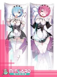 Rem x Ram Funda de almohada (dakimakura)