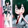 MY HERO ACADEMIA Tsuyu Asui / Froppy Body pillow case Dakimakura - 3