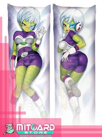 DRAGON BALL SUPER BROLY Cheelai V2 Body pillow case dakimakura - 50cmx150cm / Peach Skin / Front SFW + back - 1