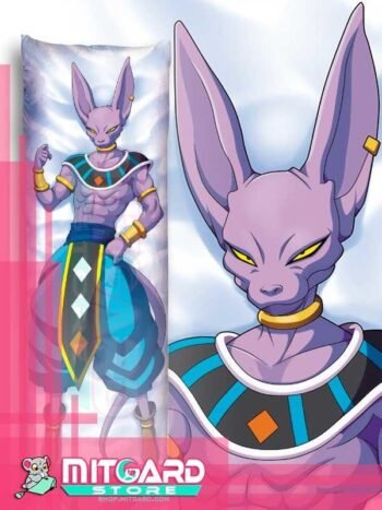 DRAGON BALL SUPER God of Destruction Beerus Body pillow case Dakimakura - 2