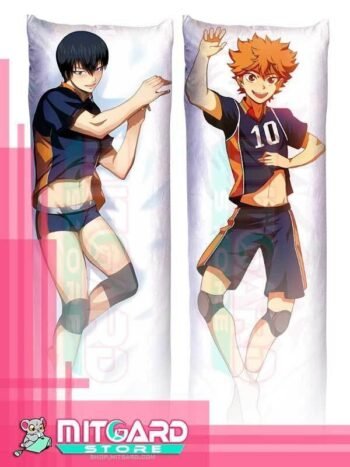 HAIKYUU!! Tobio Kageyama x Shouyou Hinata Body pillow case Dakimakura - 50cmx150cm / Velvet / 2 Sides Printed - 1