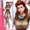 HORIZON ZERO DAWN Aloy body pillow case Dakimakura - 2
