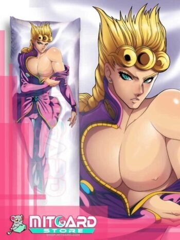 JOJO’S BIZARRE ADVENTURE GOLDEN WIND Giorno Giovanna Body pillow case Dakimakura - 2