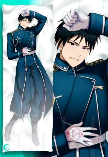 Alternative view of Roy Mustang Dakimakura Body pillow cover