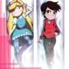 STAR VS THE FORCES OF EVIL Star and Marco Body pillow case Dakimakura - 50cmx150cm / Velvet / 2 Sides Printed - 1
