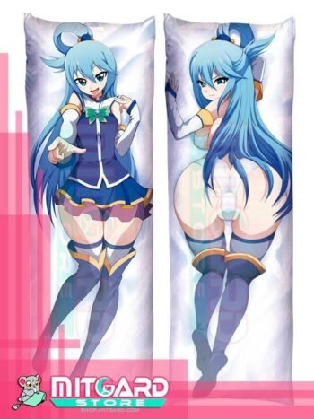 KONOSUBA God Aqua Body pillow case Dakimakura - 50cmx150cm / 2-Way Tricot / SFW version - 1