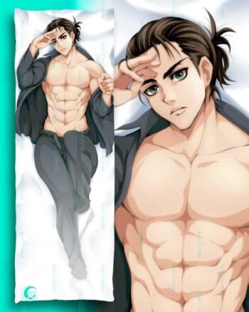 Eren Jaeger v2 Body pillow case ATTACK ON TITAN Mitgard-Knight