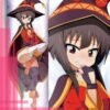 KONOSUBA Arch wizard Megumin Body pillow case Dakimakura - 3