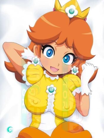 Princess Daisy Body pillow case MARIO STRIKERS Mitgard-Knight
