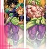 DRAGON BALL SUPER Broly Body pillow case dakimakura - 50cmx150cm / Peach Skin / 2 Sides Printed - 1