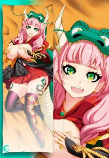 Alternative view of Dora-chan the Dragon CHINESE NEW YEAR OC Dakimakura Body pillow cover