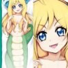 Jashin-chan Body pillow case JASHIN-CHAN DROPKICK Darkkobato