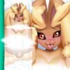 Lopunny Body pillow case POKEMON Mitgard-Knight