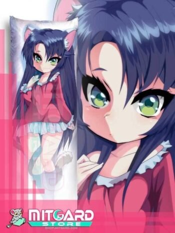 ORIGINAL CHARACTER Neko Girl Body pillow case Dakimakura - 2