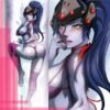 OVERWATCH Widowmaker Body pillow case Dakimakura - 3