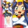 SABER MARIONETTE J Lime / Cherry Body pillow case Dakimakura - 2