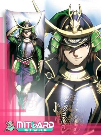 SAMURAI WARRIORS 3 Masamune Date Body pillow case Dakimakura - 2