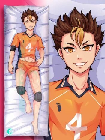 HAIKYUU!! Yu Nishinoya Body pillow case Dakimakura by Purishira - 2