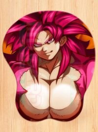 Goku v3 Mouse pad 3D con reposamuñecas de gel