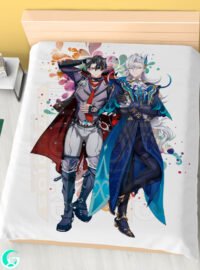 那维莱特 & Wriothesley 毛布・掛け布団カバー