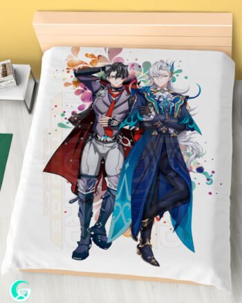 Neuvillette & Wriothesley Blanket or Duvet Cover