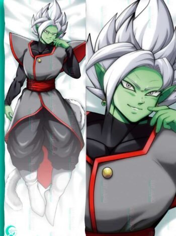 Alternative view of Black Goku / Zamas v2 Body pillow case