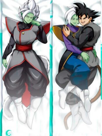 Black Goku / Zamas v2 Body pillow case