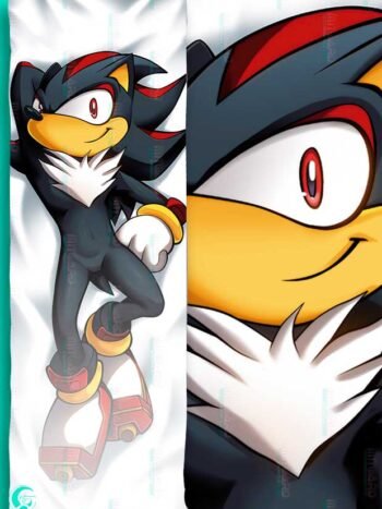 Alternative view of Dark the Porcupine v2 Dakimakura Body pillow case