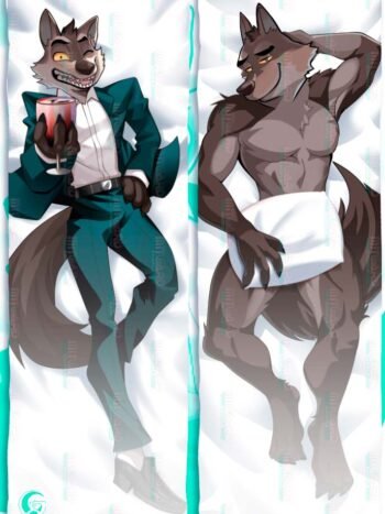 Mr. Wolf dakimakura Body pillow case