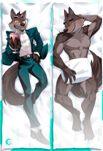 Mr. Wolf dakimakura Body pillow cover