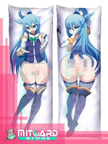 KONOSUBA God Aqua Body pillow case Dakimakura - 50cmx150cm / 2-Way Tricot / NSFW version - 2