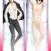 GINTAMA Hijikata Toushirou Body pillow case Dakimakura - 50cmx150cm / 2-Way Tricot / NSFW version - 2