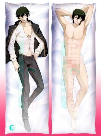 GINTAMA Hijikata Toushirou Body pillow case Dakimakura - 50cmx150cm / 2-Way Tricot / NSFW version - 2