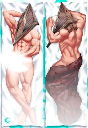 Alternative view of Red Pyramid Thing Dakimakura Body pillow cover