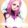 Jewelry Bonney v2 3D Mouse pad with Gel Wrist rest