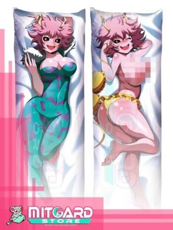 MY HERO ACADEMIA Mina Ashido Body pillow case Dakimakura - 50cmx150cm / Peach Skin / Back NSFW + front - 2
