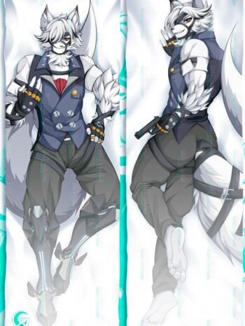 Alternative view of Von Lycaon v2 Body pillow case