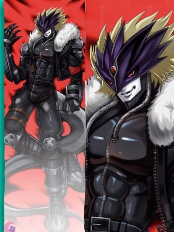 Alternative view of Beelzemon Body pillow case