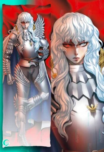 Alternative view of Griffith Dakimakura Body pillow cover