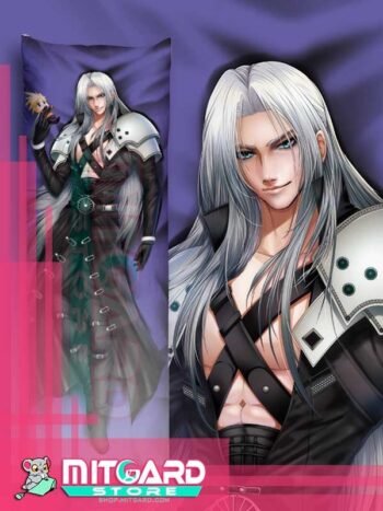 FINAL FANTASY VII REMAKE Sephiroth Body pillow case Dakimakura - 2