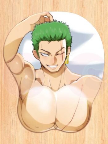 Roronoa Zoro 3D Mouse pad with Gel Wrist rest
