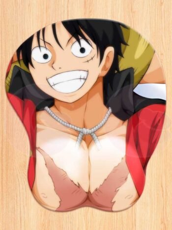 Monkey D. Luffy 3D Mouse pad with Gel Wrist rest