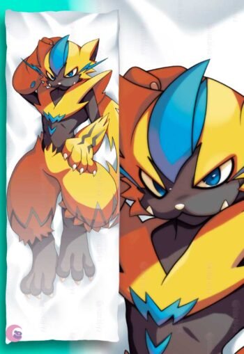 Alternative view of Zeraora Dakimakura Body pillow cover