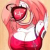 Cherri Bomb 3D Mouse pad with Gel Wrist rest
