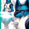Lucario v2 Dakimakura Body pillow cover - 画像 (2)